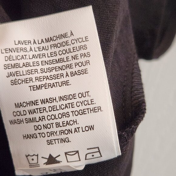 Reitmans Women's Cap Sleeve V-Neck Blouse, Black, Size 3X - Picture 5 of 5